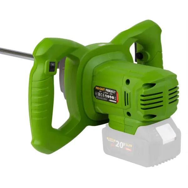 Купить Бесщеточный миксер строительный аккумуляторный Procraft PMM20 (без АКБ и ЗУ) со скидкой