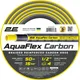 Шланг садовый 2E AquaFlex Carbon, 1/2", 50 м фото №1