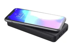 Акумулятор портативний літій-іонний power bank Trust Primo ECO, 20000мА·год, 2хUSB-A/USB-C, 15W, чорний фото