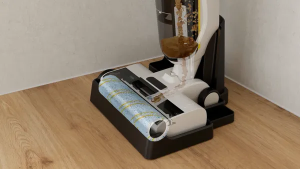 Пылесос Karcher беспроводный FCV 4, 180Вт, конт пыль -0.45л, вода -0.75л, автон. раб. до 45мин, вес-4.1кг, белый купить онлайн