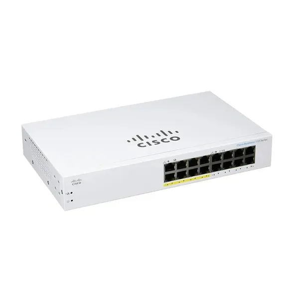 Коммутатор Cisco CBS110 16xGE, Partial PoE, Unmanaged