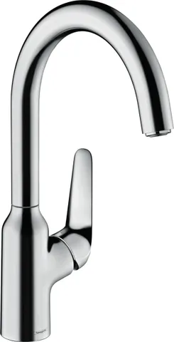 Смеситель для кухни Hansgrohe Focus M42, дл.излива - 204мм, поворотный, 1 рычаг, KM220, хром фото