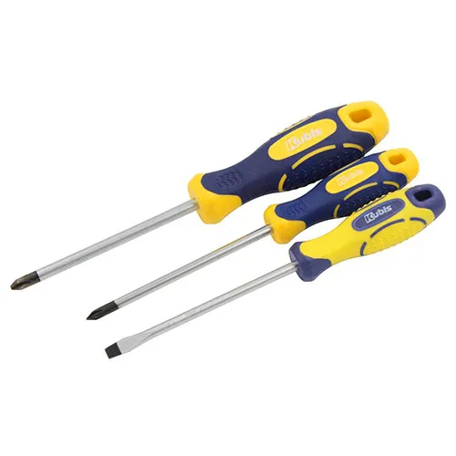 Набор отверток 3 шт. Kubis 02-08-0003 с магнитным наконечником цена в Украине