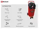 Купить Компрессор воздушный Einhell TH-AC 240/50/10 OF, безмасляный, 1500Вт, 50л, 240л/мин, 10бар, 21.5кг со скидкой