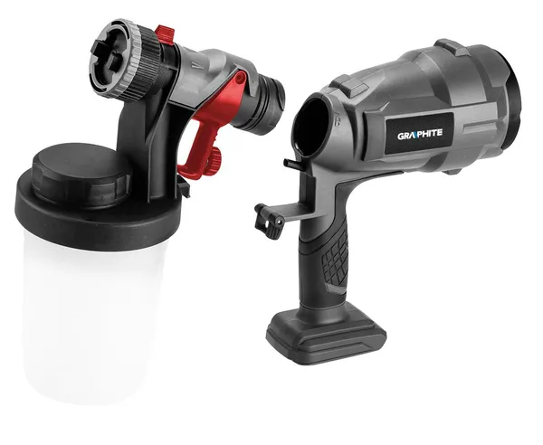 Краскораспылитель аккумуляторный GRAPHITE Energy+ 18В 700мл·мин бачок 900мл 1.45кг без АКБ и ЗП купить в Украине