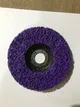 Круг зачисний 125*22 пористий фіолетовий жорсткий (для зняття фарби)