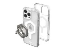 Чохол+магнітне кільце-тримач UAG для Apple iPhone 16 Pro Max, Plyo MagSafe, Ice White/Titanium Stand фото