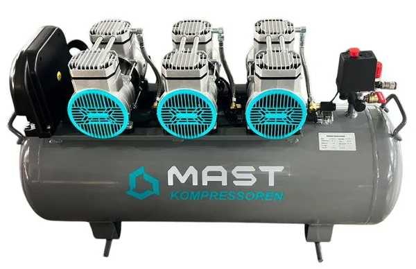 Безмасляний поршневий компресор Mast MOF1680/3x1500-120L