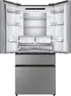 Холодильник SBS Gorenje NRM8181UX, франц. дверцы, 182x80x71см, 2 дв., Х- 299л, М- 122л, A+, NF, Инвертор, Дисплей, Серый