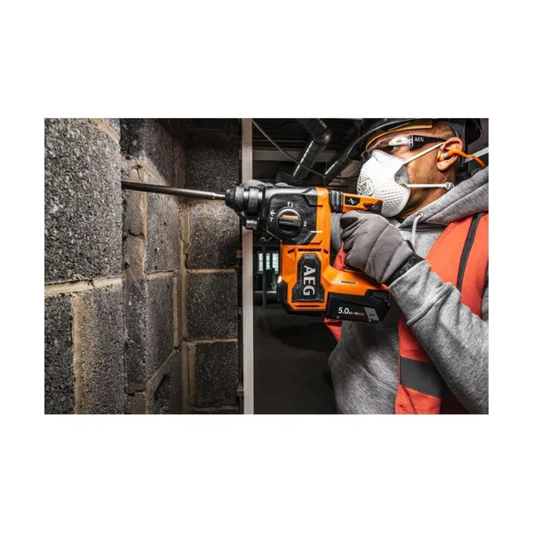 Купити Перфоратор акум. BBH18BL2-502C AEG, 18В, 2х5Аг, 0-1500об/хв, 0-5000рух/хв, Ø30/13/26, 2.5Дж, 3,08кг