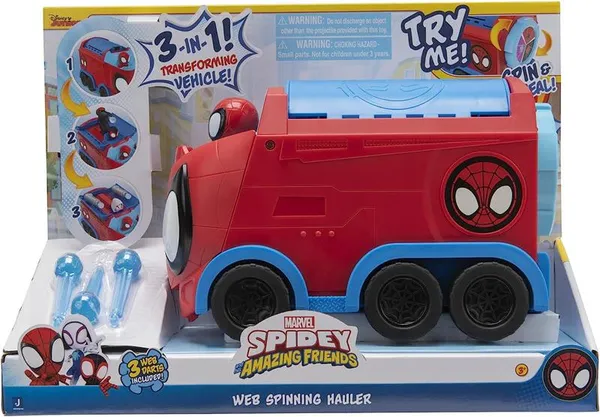 Машинка Spidey Deluxe Feature Vehicle Павутинний тягач