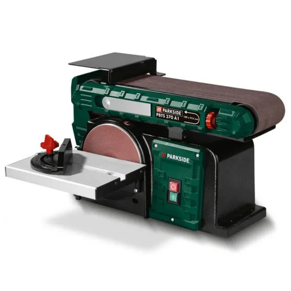 Верстат шліфувальний стрічковий Scheppach (Parkside) PBTS370A1,0,37 кВт/230В,2980 мин, Ꝋ150 мм,16 кг ціна в Україні