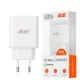 Зарядное устройство сетевое 2E 20Вт USB-C PD, белый
