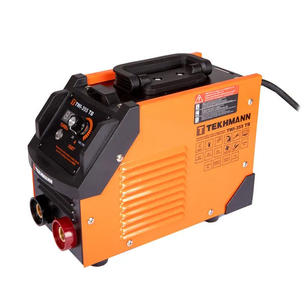 Зварювальний апарат інверторний Tekhmann TWI-355 TB 140А(190А турбо режим) 5.2-8.2кВт 170-270В 5кг цена в Украине