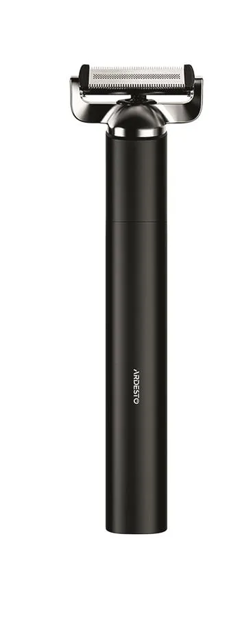 Бритва електр. Ardesto One blade, Li-Ion, сух.+влажн., триммер, 4 насадки, сталь, черный