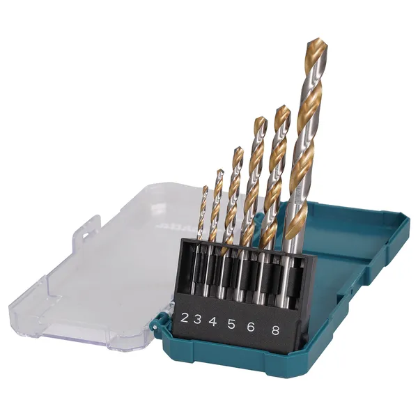 Набор сверл по металлу Makita HSS-G, 6 шт