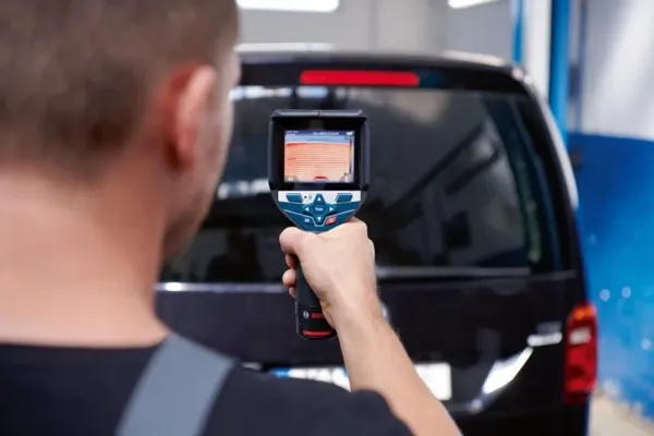 Термодетектор акумуляторний Bosch Professional GTC 600 C, 12В, акб 1х2А·год, -20°C...+600°C, ±2.0°C, <=50 мК, IP54, + L-boxx, ЗП, 0.6кг замовити