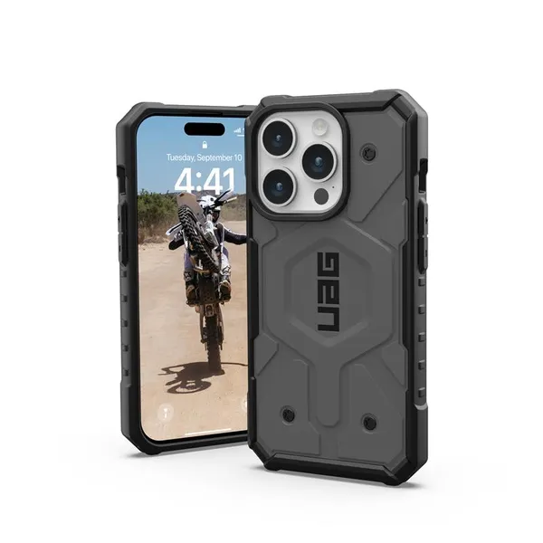 Чохол UAG для iPhone 15 Pro, Pathfinder Magsafe, Silver