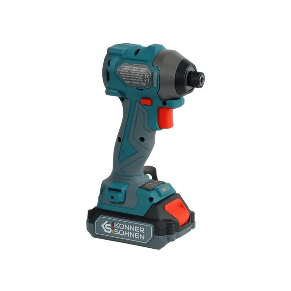 Купити Набір із двох акумуляторних інструментів Konner&Sohnen KS IDISD 20V SET 2 20В дриль ударний, гвинтоверт, швидкий ЗП 2А акб 2х2А·год кейс 5кг