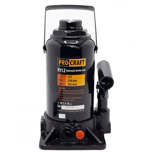 Домкрат гидравлический 12 т, 395 мм телескопический Procraft PJ12 цена в Украине