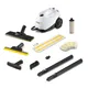 Пароочисник Karcher SC 3 EasyFix, 1900Вт, 1000мл, 3.5Бар, білий + насадка для вікон