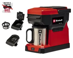 Кофемашина аккумуляторная Einhell TE-CF 18 Li-Solo PXC 18В 240мл 80°С 1.2кг без АКБ и ЗП фото