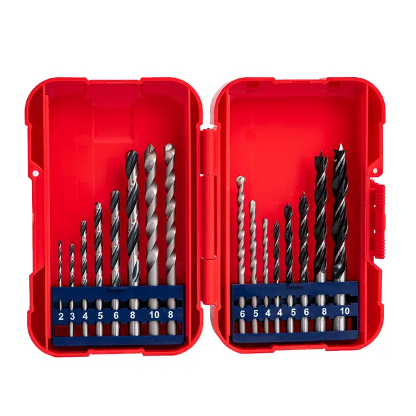 Набір свердел 16 шт EMTOP ECDB01601 ціна в Україні