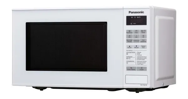 Микроволновая печь Panasonic , 20л, электронное управ., 800Вт, гриль, дисплей, белый