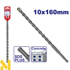 Бур SDS plus EMTOP EHDR11002, 10×160 мм фото