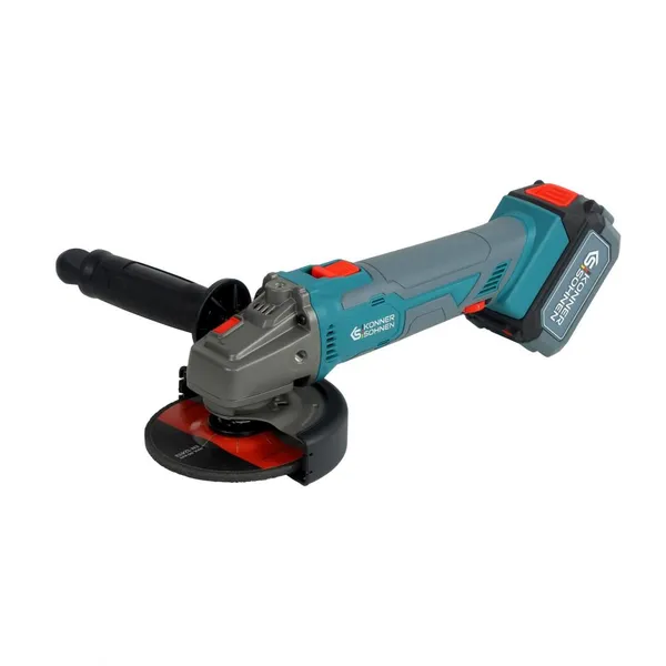 Набір із двох акумуляторних інструментів Konner&Sohnen KS IDAGB 20V SET 1 20В дриль ударний, шліфмашина кутова, швидкий ЗП 2.4А акб 1х2А·год+1х4А·год кейс 3кг купити онлайн