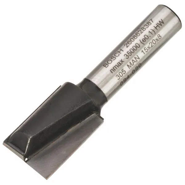 Фреза пазовая Bosch Professional с двумя лезвиями Std S8 D15 L20