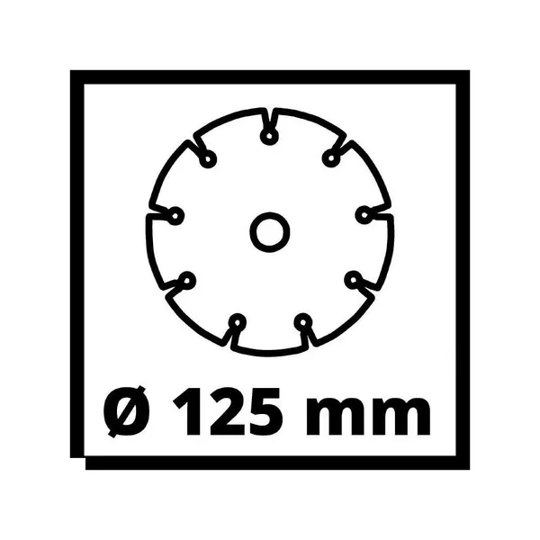 Штроборез Einhell TE-MA 1500, диск 125мм, 1500Вт, паз 8-30мм, глубина паза 5-30 мм, 8500об/мин, 4.8кг купить онлайн