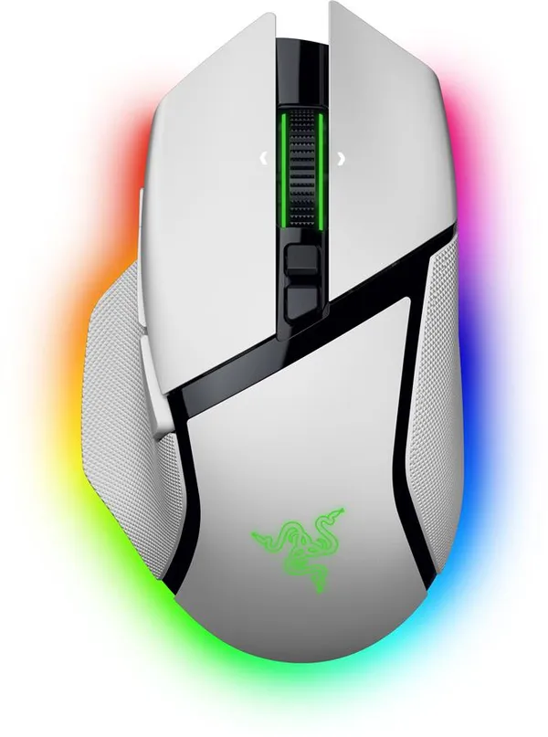 Мышь Razer Basilisk V3 Pro 35K, RGB, USB-A/WL/BT, белый