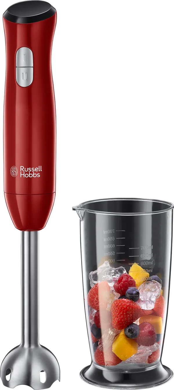 Блендер Russell Hobbs погружной Desire 600Вт, чаша-500мл, красный