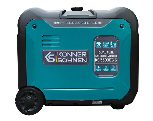 Генератор газо-бензиновий інверторний Könner & Söhnen KS 5500iEG S, 5 / 5.5 кВт фото №5