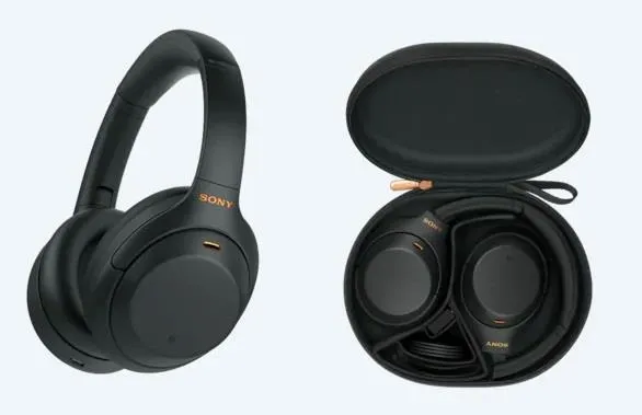 Навушники Over-ear Sony WH-1000XM4 BT 5.0, ANC, Hi-Res, AAC, LDAC, Wireless, Mic, Чорний