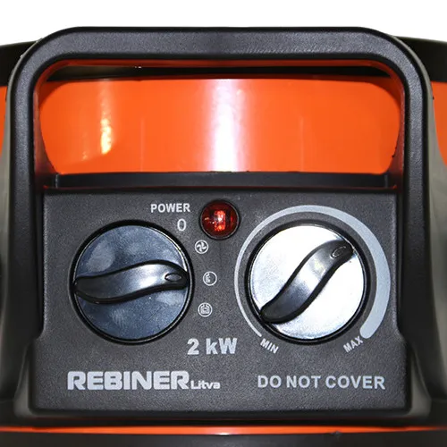 Бытовой тепловентилятор 2 кВт Rebiner RFH20 с керамическим нагревателем отзывы