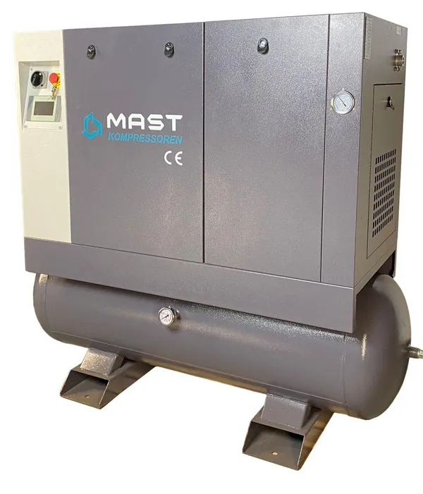 Гвинтовий компресор Mast LZN-8 COMBO inverter (осушувач + ресивер 300 л, двигун на постійних магнітах)