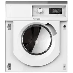 Прально-сушильна машина Whirlpool вбудована фронтальна, 7(5)кг, 1400, A+++, 60см, дисплей, пара, інвертор, білий фото