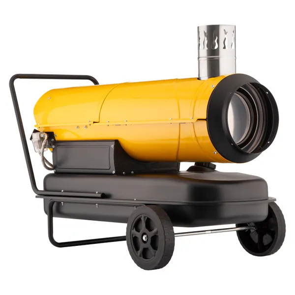 Тепловая пушка дизель/керосин 2E PowerHeat D30i, непрямого нагрева, 30кВт, 400м кв, 780м куб/ч, колеса, IPX4, жёлтый отзывы