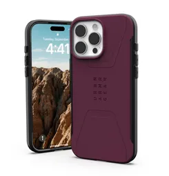 Чохол UAG для iPhone 16 Pro Max, Civilian Magsafe, Bordeaux фото