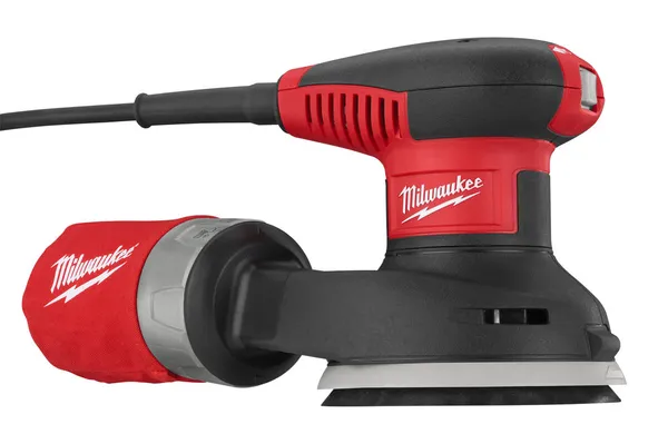 Шліфмашина ексцентрикова MILWAUKEE, ROS 125 E, 300Вт, 125мм (+шліфпапір, пилозбірник, кабель, сумка для інструментів)