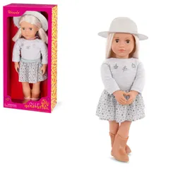 Лялька Our Generation Ебігейл у плісированій спідниці та шапці 46см фото