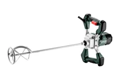 Миксер строительный Metabo RWE 1200, 1200Вт, 0-900об/мин, М14, 120мм, для 30л, 3.4кг фото