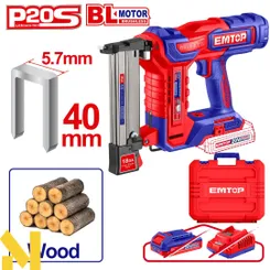 Степлер аккумуляторный EMTOP ELCSNLI6005 (без АКБ и ЗУ) фото