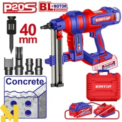 Гвоздозабиватель аккумуляторный EMTOP ELCNLI9005 (без АКБ и ЗУ) фото