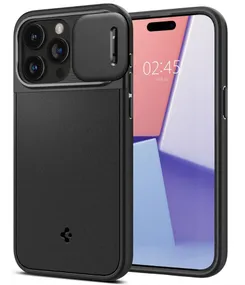 Чохол Spigen для iPhone 15 Pro Max, Optik Armor MagFit, Black фото