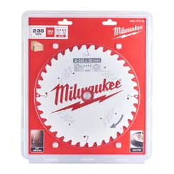 Диск пиляльний PFTE MILWAUKEE, O235х30х2,4мм, 36 зуб. фото