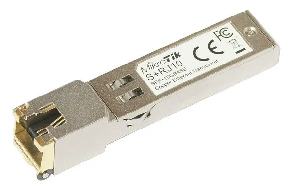 Трансивер MikroTik S+RJ10 SFP+, 1x10GE