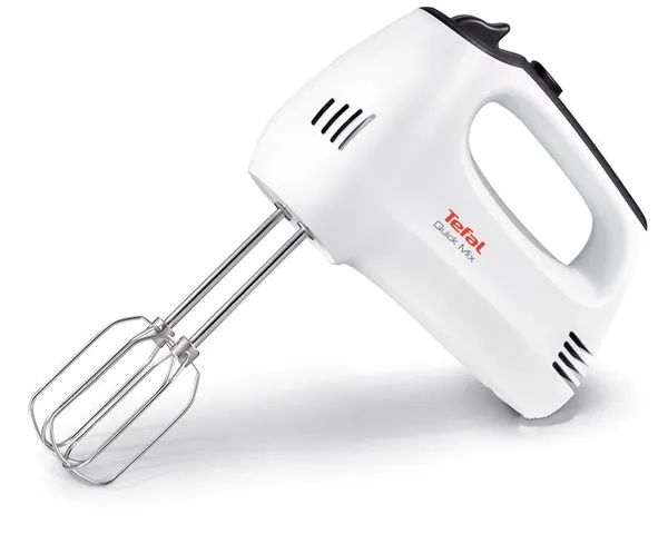 Миксер Tefal ручной Quick Mix 300Вт, насадки-4, турбо, бело-серый